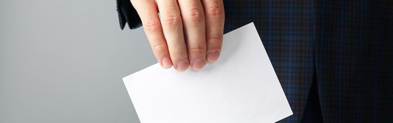close up of man voting